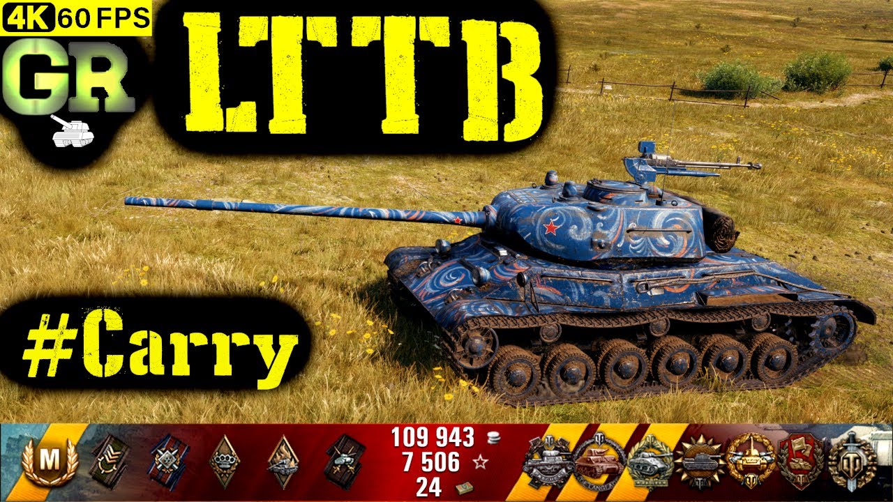 World of Tanks LTTB Replay - 9 Kills 4K DMG(Patch 1.7.0)