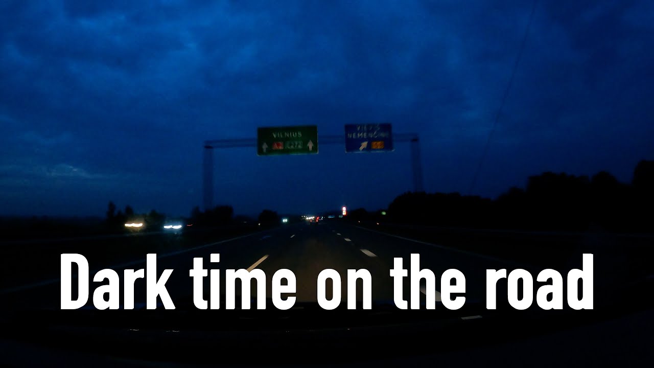 Dark time on the road
