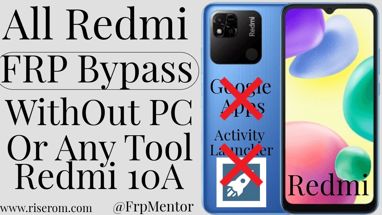 All Redmi FRP Bypass | How To FRP Bypass Redmi 10A | All Redmi FRP Bypass Without PC