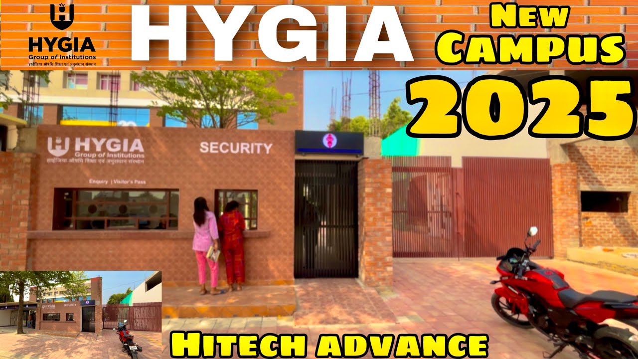 HYGIA INSTITUTE OF PHARMACY | Hygia New Campus | मज़ा आ गया | 😍🔥 #collegevlog  #firstday