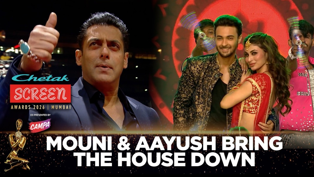 Throwback: When Mouni Roy & Aayush Sharma Set The Stage Ablaze | #ChetakScreenAwards