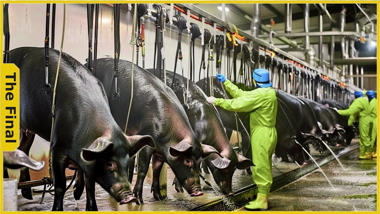 How Do Korean Farmer Raising Jeju Black Pigs Earns 2.9M USD Per Year - Processing Factory