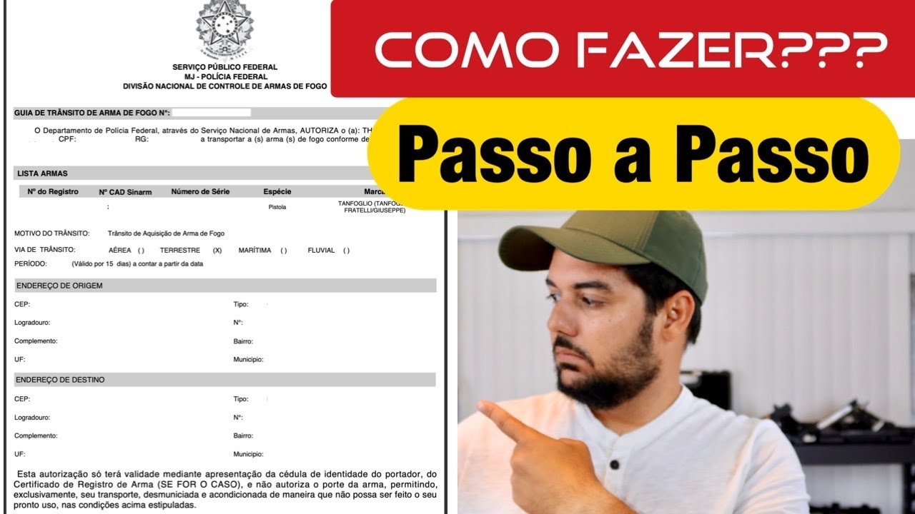 Como Emitir Guia de Transito de Arma de Fogo