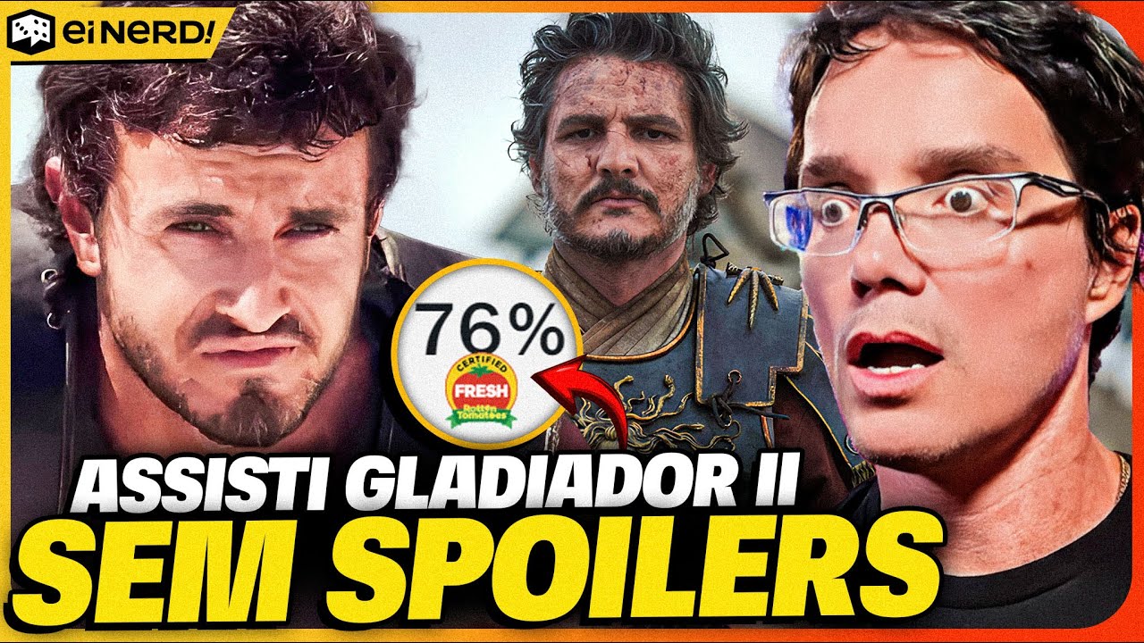 ASSISTI GLADIADOR 2! MELHOR QUE O PRIMEIRO? - O QUE EU ACHEI? [Sem Spoilers]