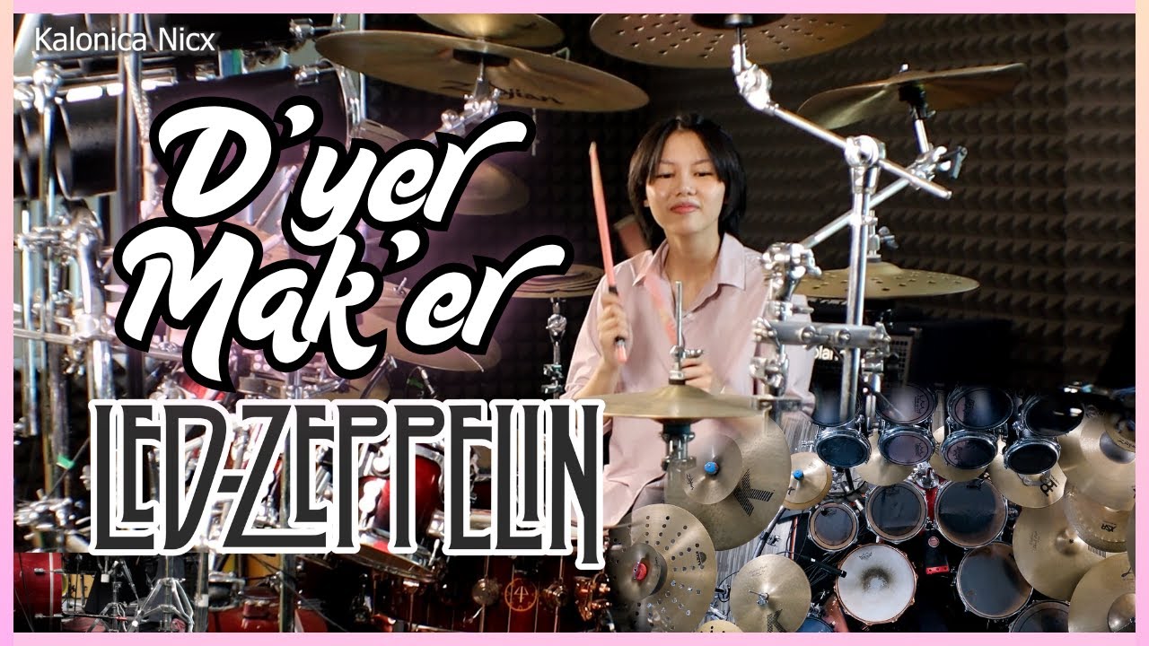 Led Zeppelin - D’yer Mak’er - John Bonham || Drum cover by KALONICA NICX