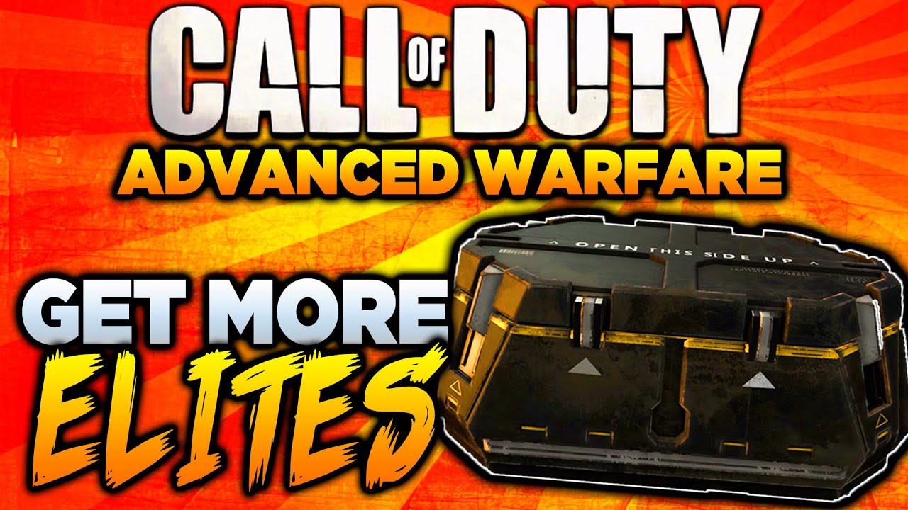 Advanced Warfare - HOW TO GET ELITE SUPPLY DROPS! 100% Confirmed (AW Elite Supply Drop Secret)