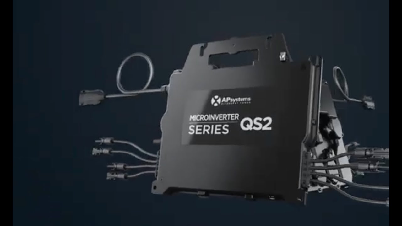APsystems microinverter QS2 installation video - PT