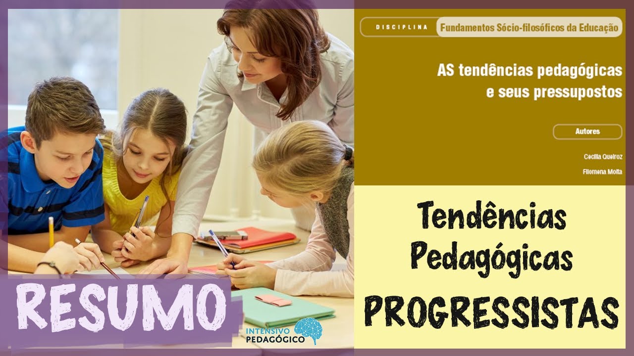 Tendências Pedagógicas PROGRESSISTAS I Fundamentos Sócio-Filosóficos da Educação I Queiroz e Moita