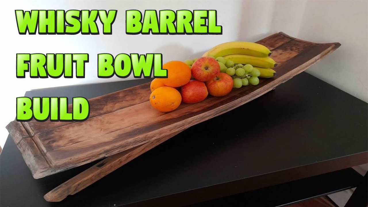 Whiskey Stave Fruit Bowl Build