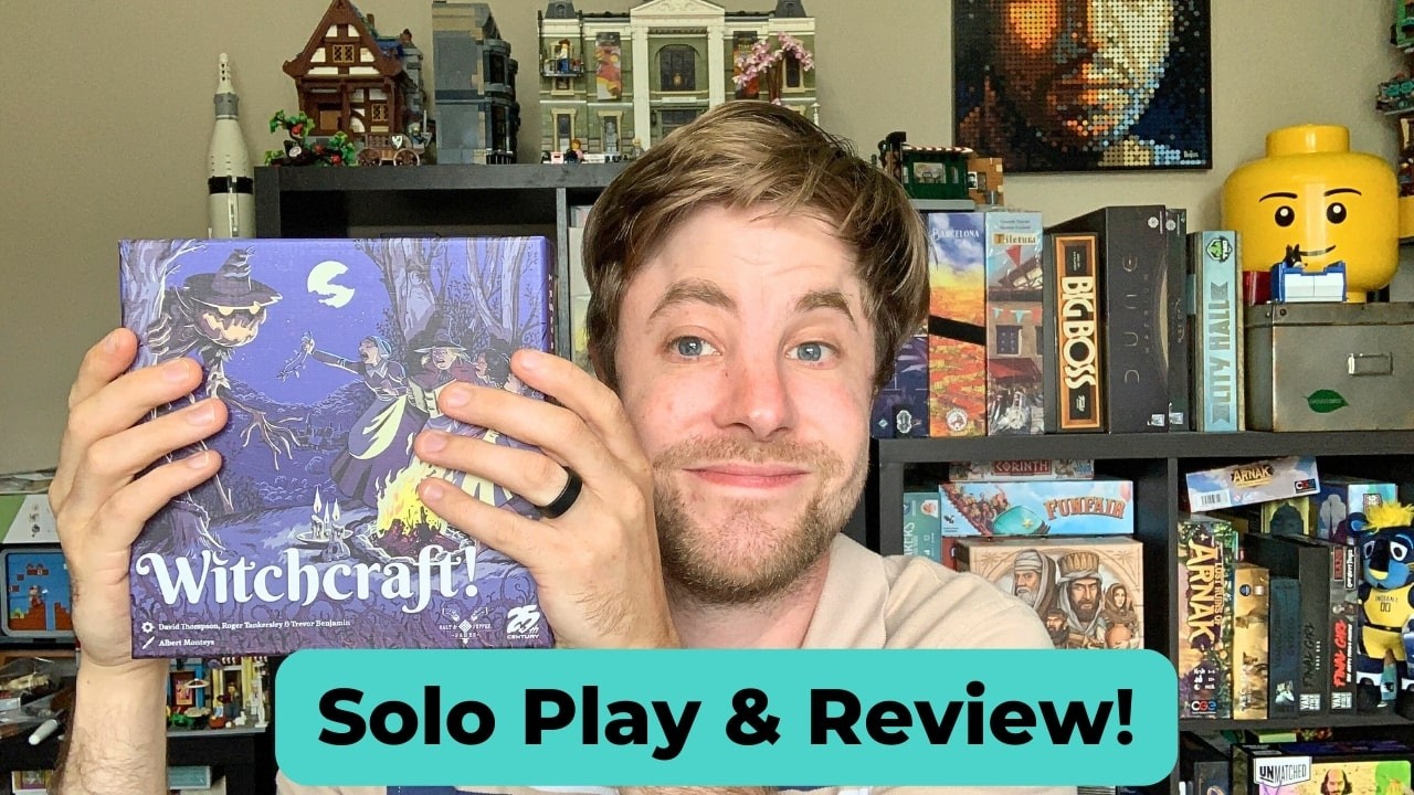 Witchcraft! - Solo Board Game Playthrough & Review!