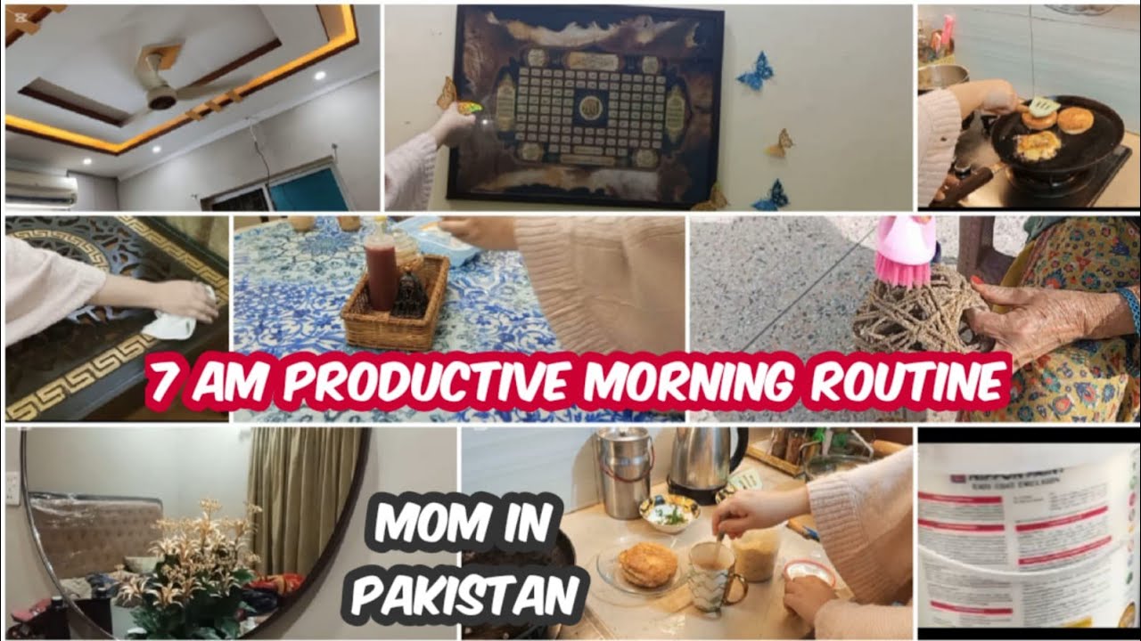 7am Morning routine of mom in Pakistan//daily routine vlog// Big Gift Recieved
