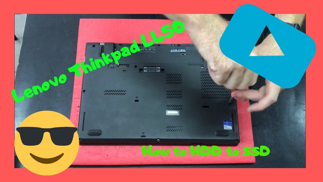 How to HDD to SSD Lenovo Thinkpad L450 Disassembly