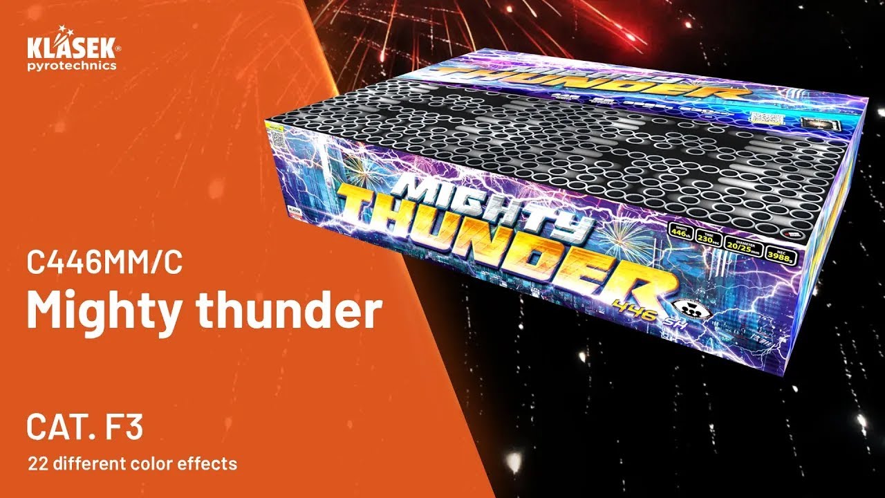C446MM/C Mighty thunder | Klasek pyrotechnics