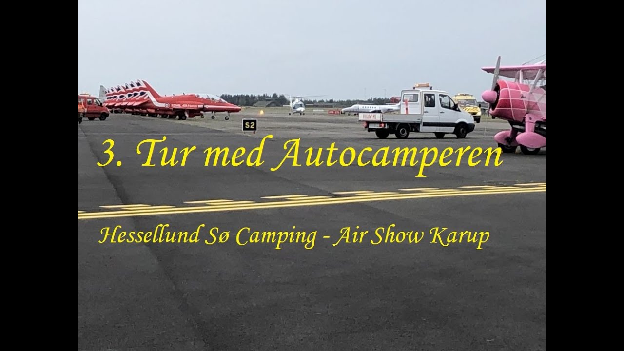 Autocamperen. Hessellund sø camping, Fly-Show