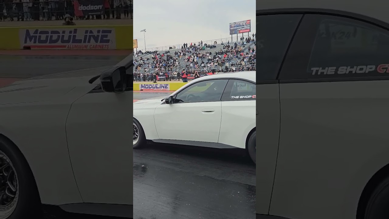 theshopct m240i new world record runs 7.91 @176mph at #tx2k24 #m240i #bmw #b58 #b58oc