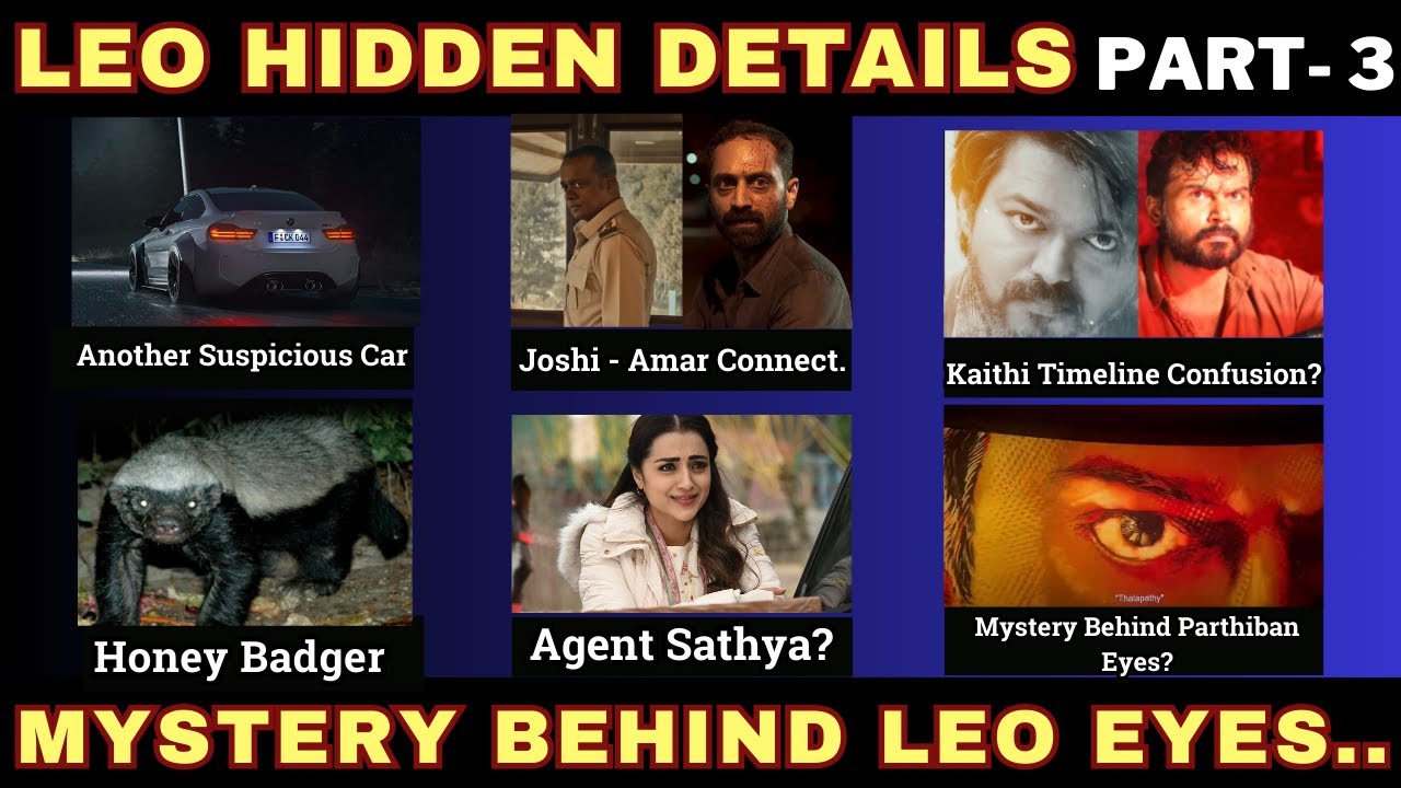 LEO -Shocking Hidden Details PART 3 - LEO 2 Hints | Thalapathy Vijay - Leo Decoding -Lokesh kangaraj