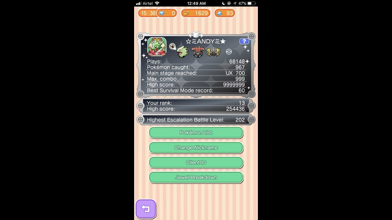 Pokemon Shuffle - Black Card Get!