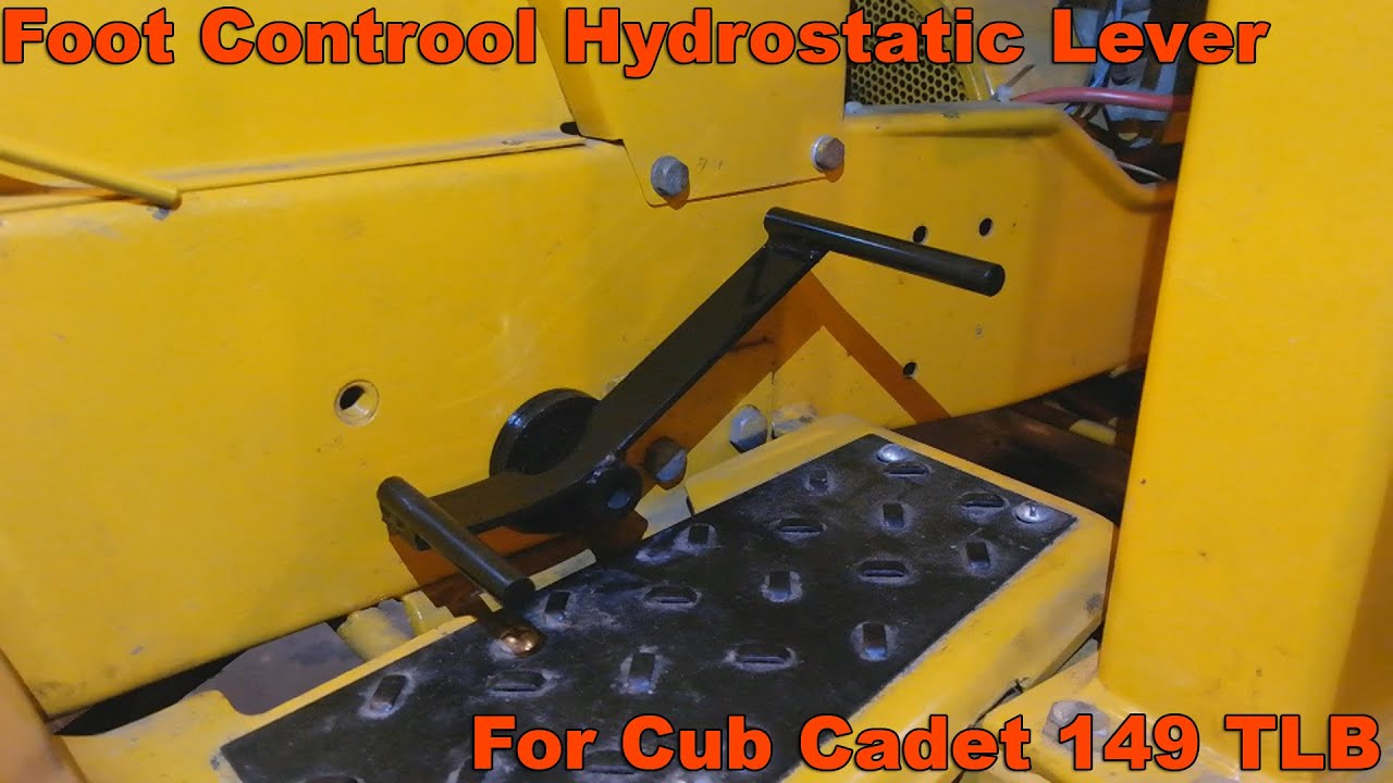 Foot Control Hydro Lever for Cub Cadet 149 TLB