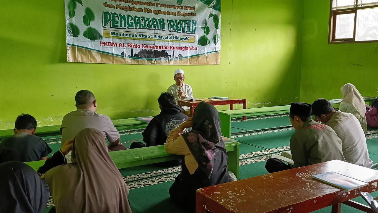 Pengajian Rutin PKBM AL Ridlo  Bersama Ky.Bustomi