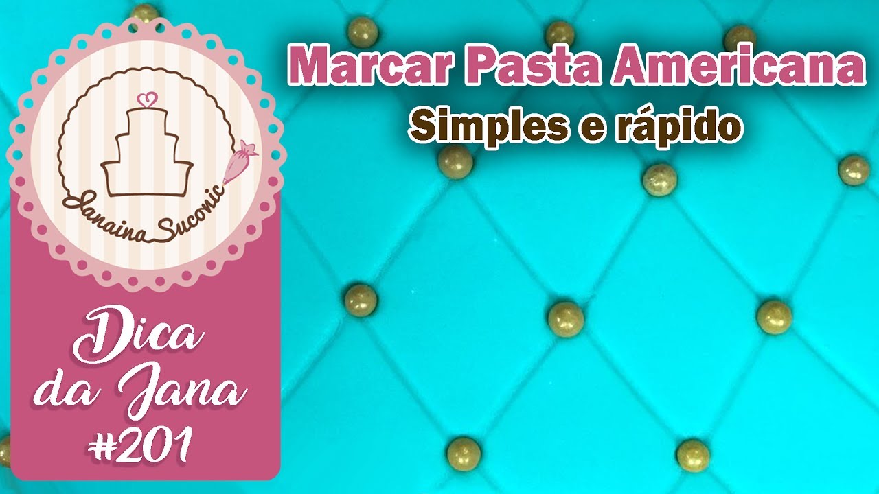 Dica da Jana #201 Como Marcar a Pasta Americana? - Por Janaina Suconic