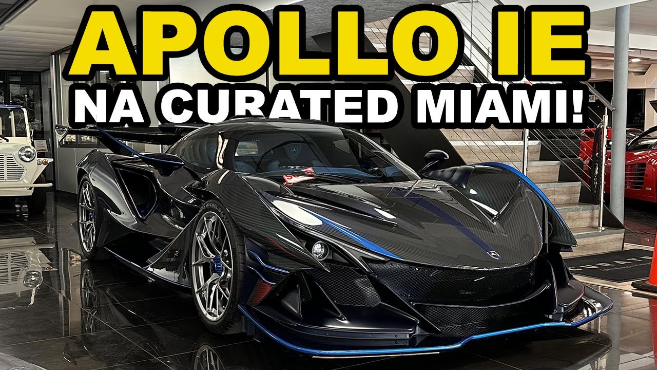 O carro mais INSANO que encontrei em MIAMI! Apollo IE na We Are Curated!