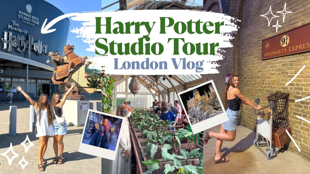 HARRY POTTER STUDIOS TOUR VLOG 🪴✨| Professor sprout's greenhouse, Triwizard Tournament & new merch!