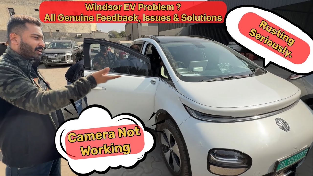 1 साल भी nahi हुआ और इतने Issue ⁉️Windsor EV. #windsorev #windsor #ev #mg #problem #issue 