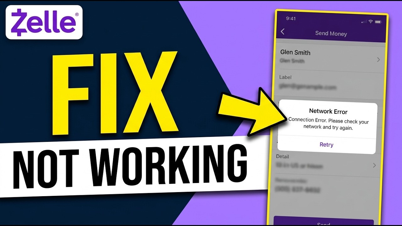 HOW TO FIX ZELLE APP NOT WORKING 2026 (FIXED!!!)