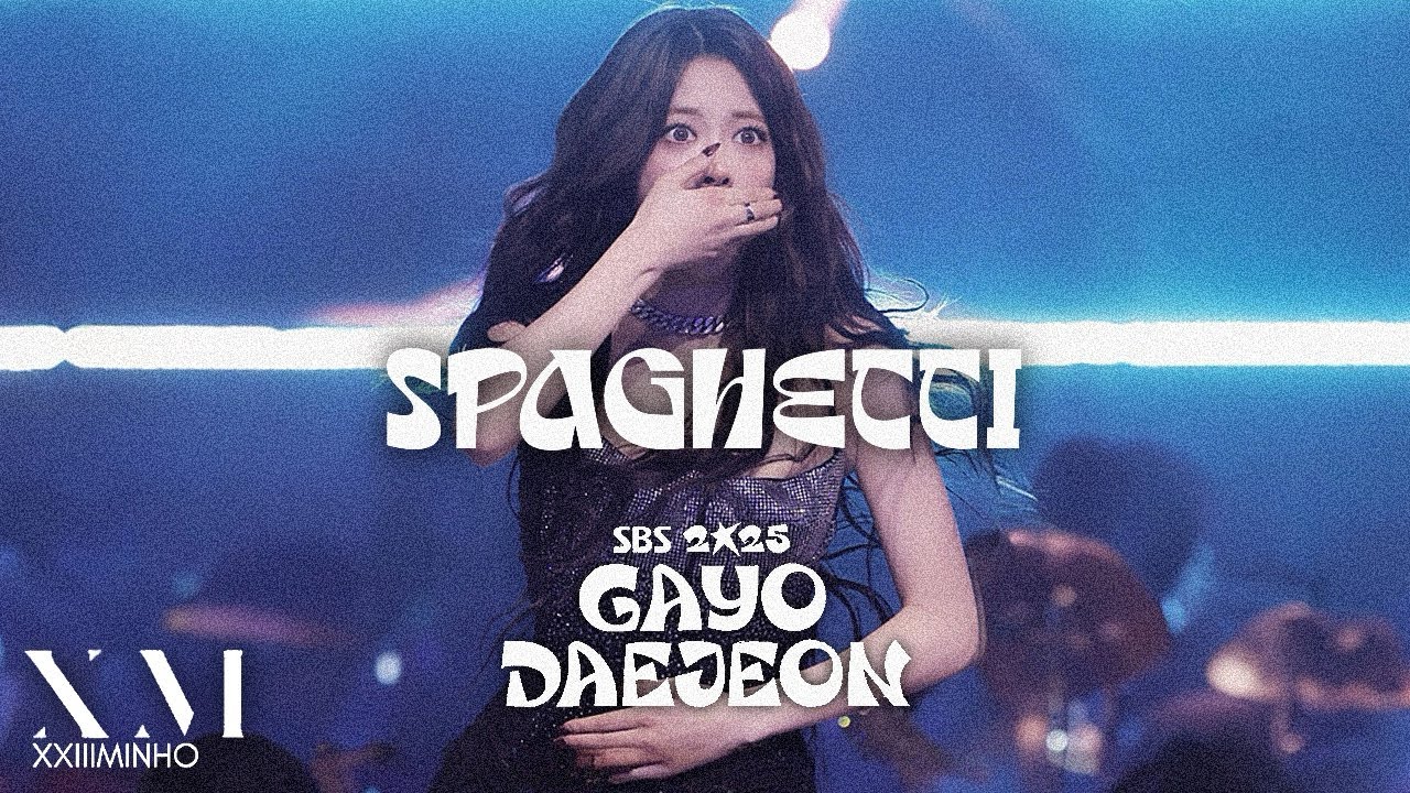 Le Sserafim - 'Intro -'Spaghetti' Live @ SBS 2025 Gayo Daejeon [Studio Version]