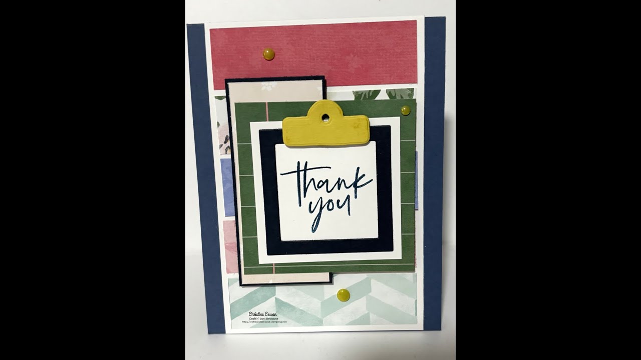 Joyful Squares Card