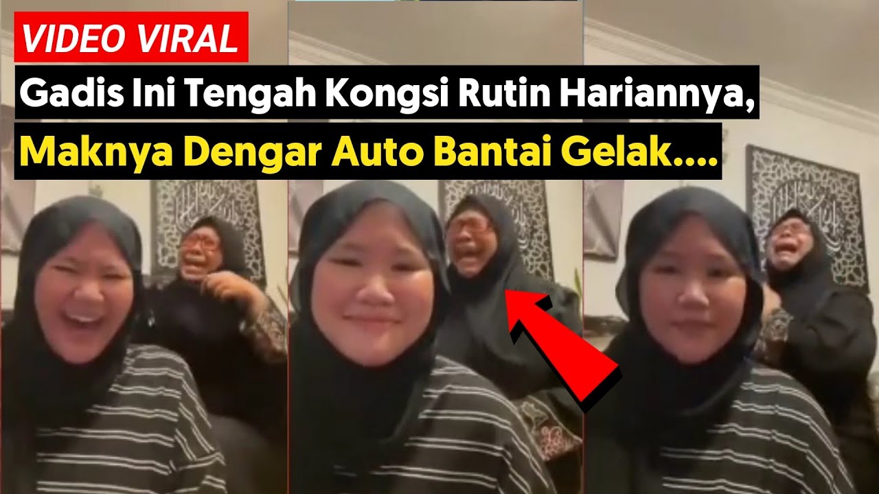 Anak Tengah Buat Rutin Harian Challenge, Mak Duduk Sebelah Terus Bantai Gelak Berdekah