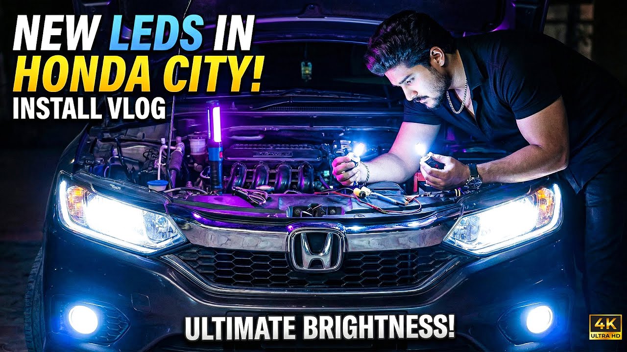 MY FIRST VLOG OF 2026 | CAR KI LIGHTS INSTALL HO GAYI