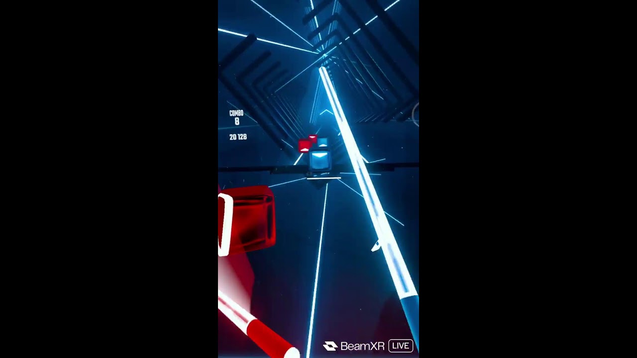 playing beat saber again