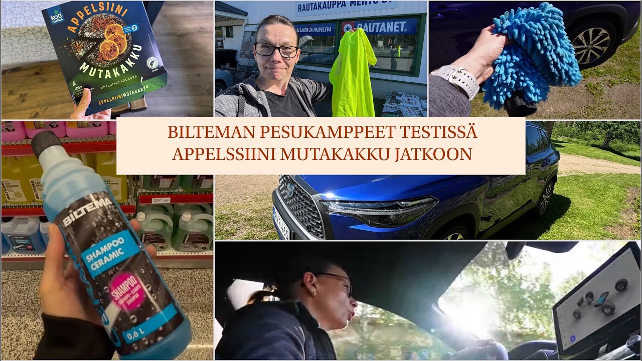 Aamuajelut, Bilteman pesukinnas-testi ja uutta ty&ouml;paitaa