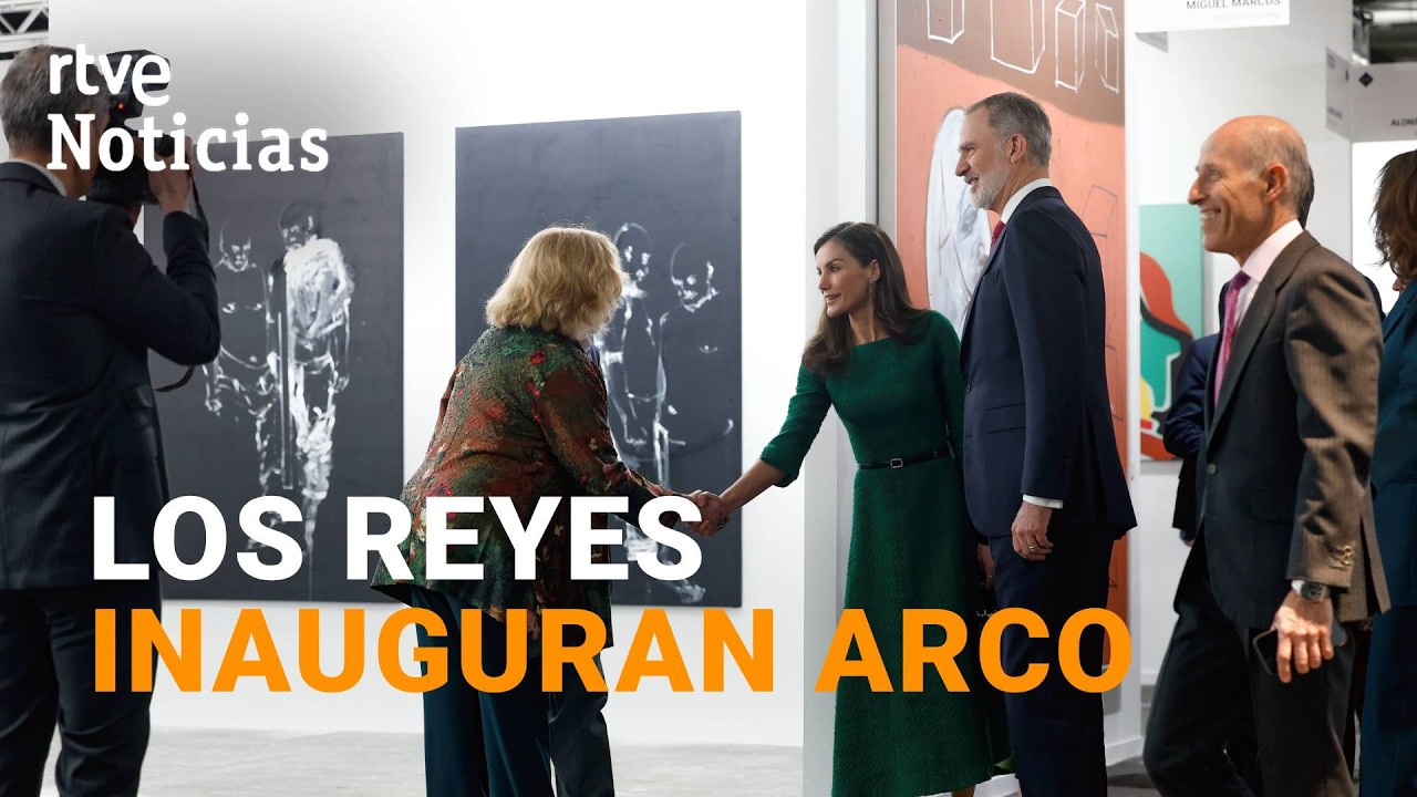 Los REYES acuden al acto de INAUGURACIÓN de ARCO 2026 | RTVE Noticias