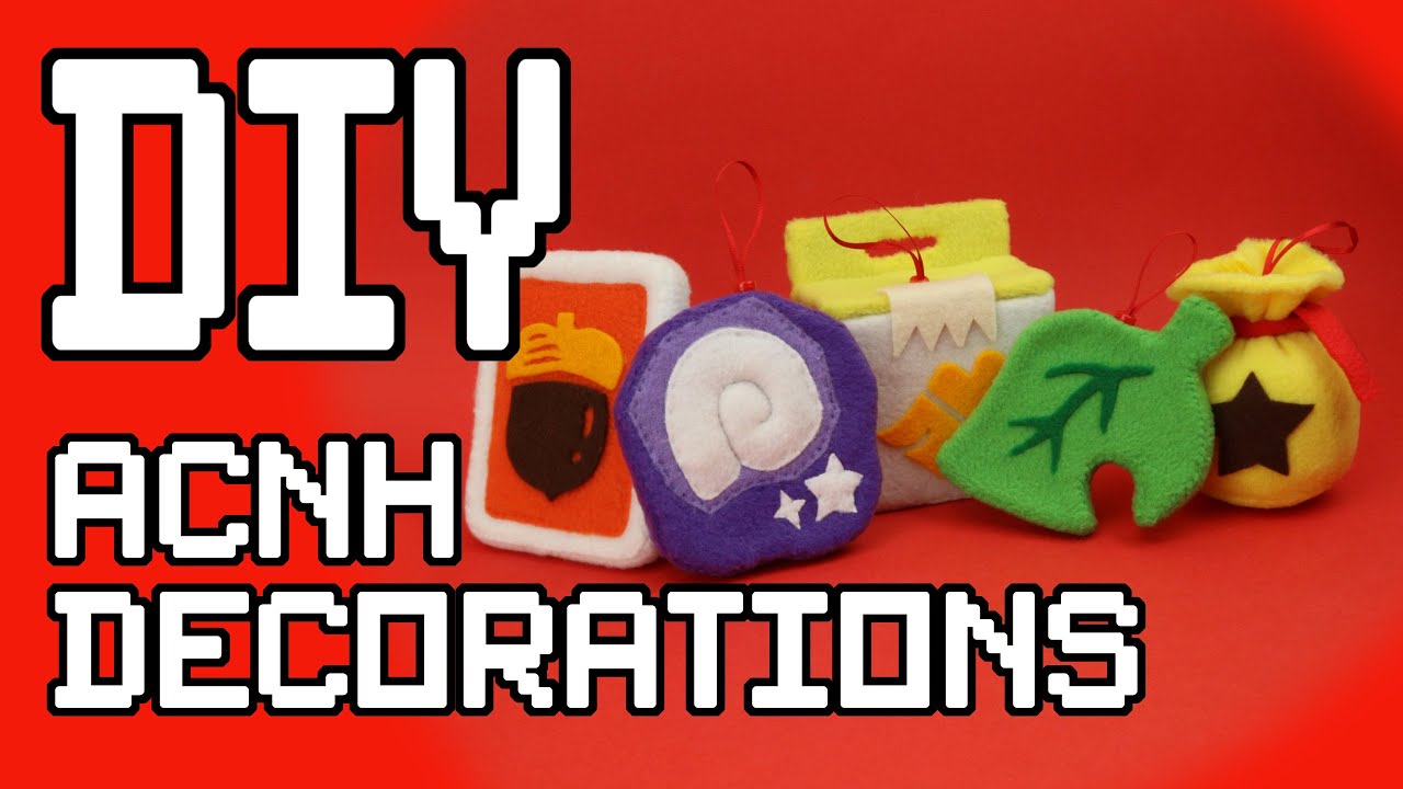 Animal Crossing Christmas Decorations DIY Tutorial