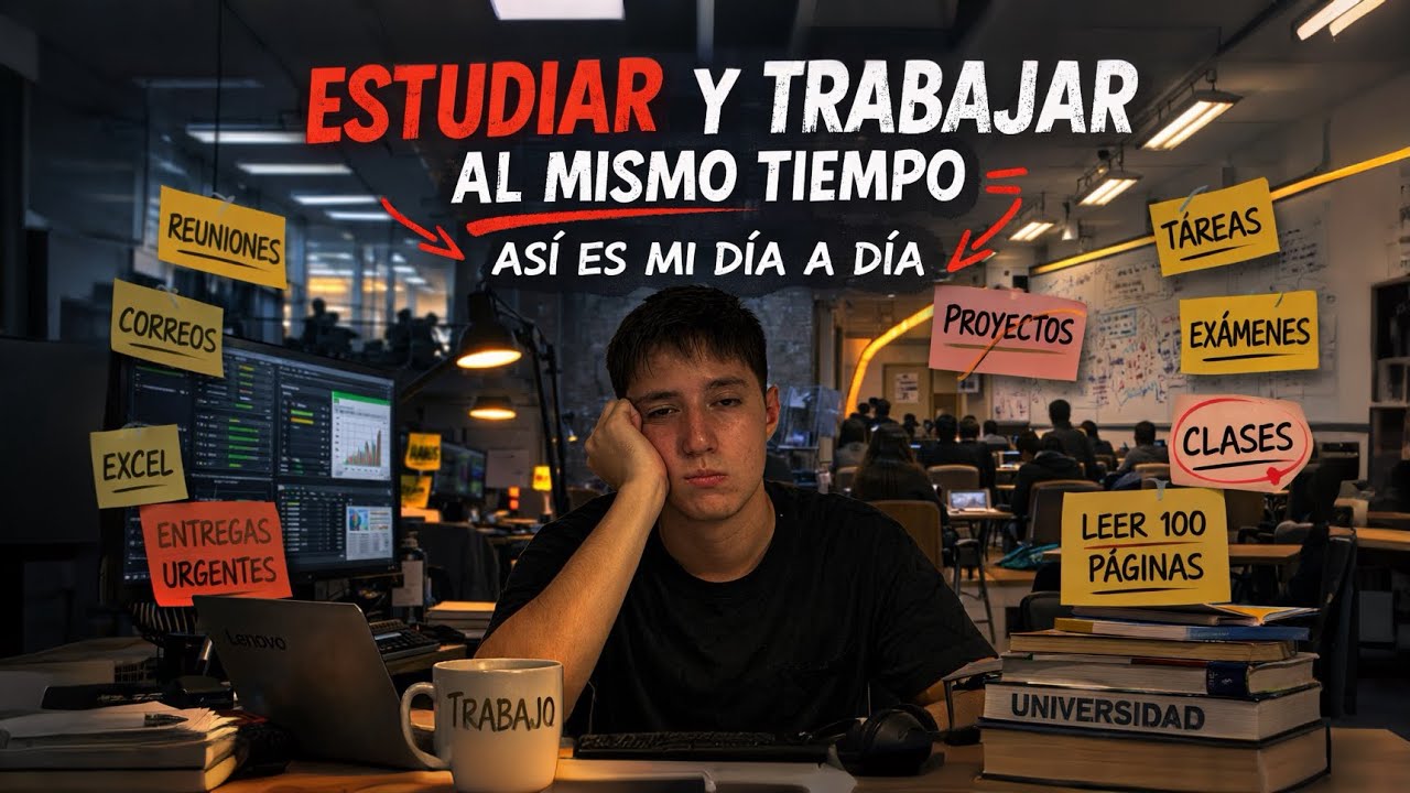 Así es TRABAJAR y ESTUDIAR al mismo TIEMPO | basado en hechos reales 
