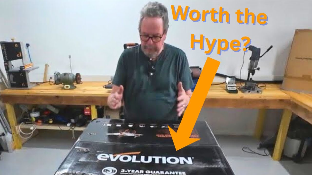 Evolution R255 Table Saw unboxing and review,  is it worth the Hype?