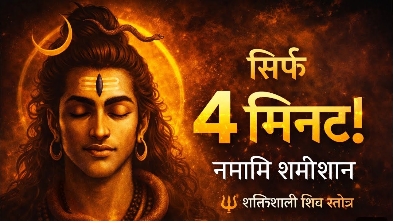 🔱नमामि शमीशान  |  शक्तिशाली शिव स्तोत्र#महादेव #ShivaStotra