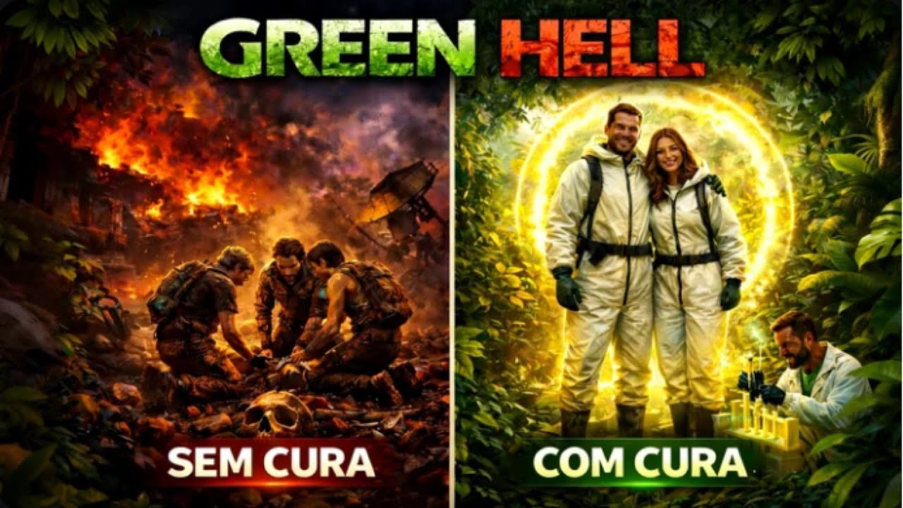 O FINAL DEFINITIVO [SEM CURA ou COM CURA]? | GREEN HELL #FINAL COOP | Modo História