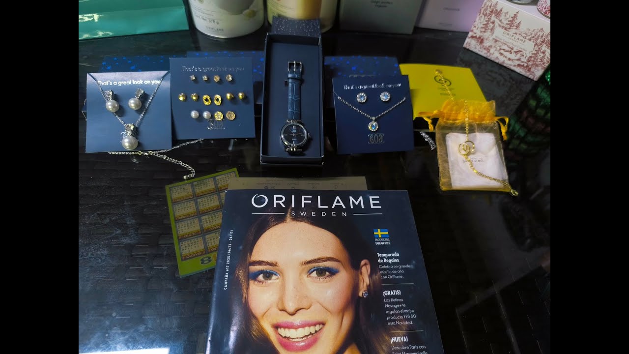 Joyería Winters Embrace y Pulsera Giordani Essenza C17 Oriflame Perú 2025