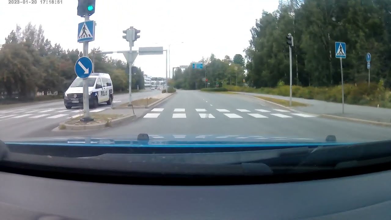 Dashcam Finland, Sein&auml;joki 11.8 ajelua