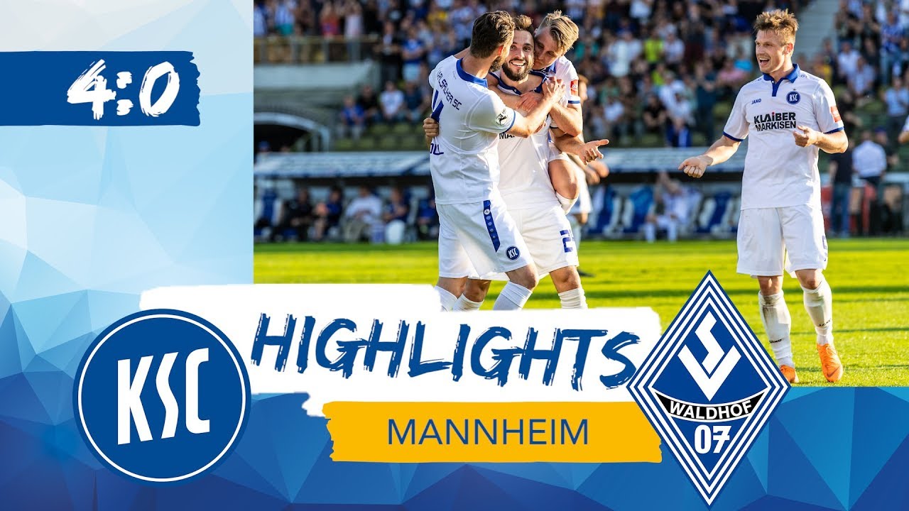 KSC-Highlights | bfv-Rothaus-Pokal Halbfinale | Waldhof Mannheim