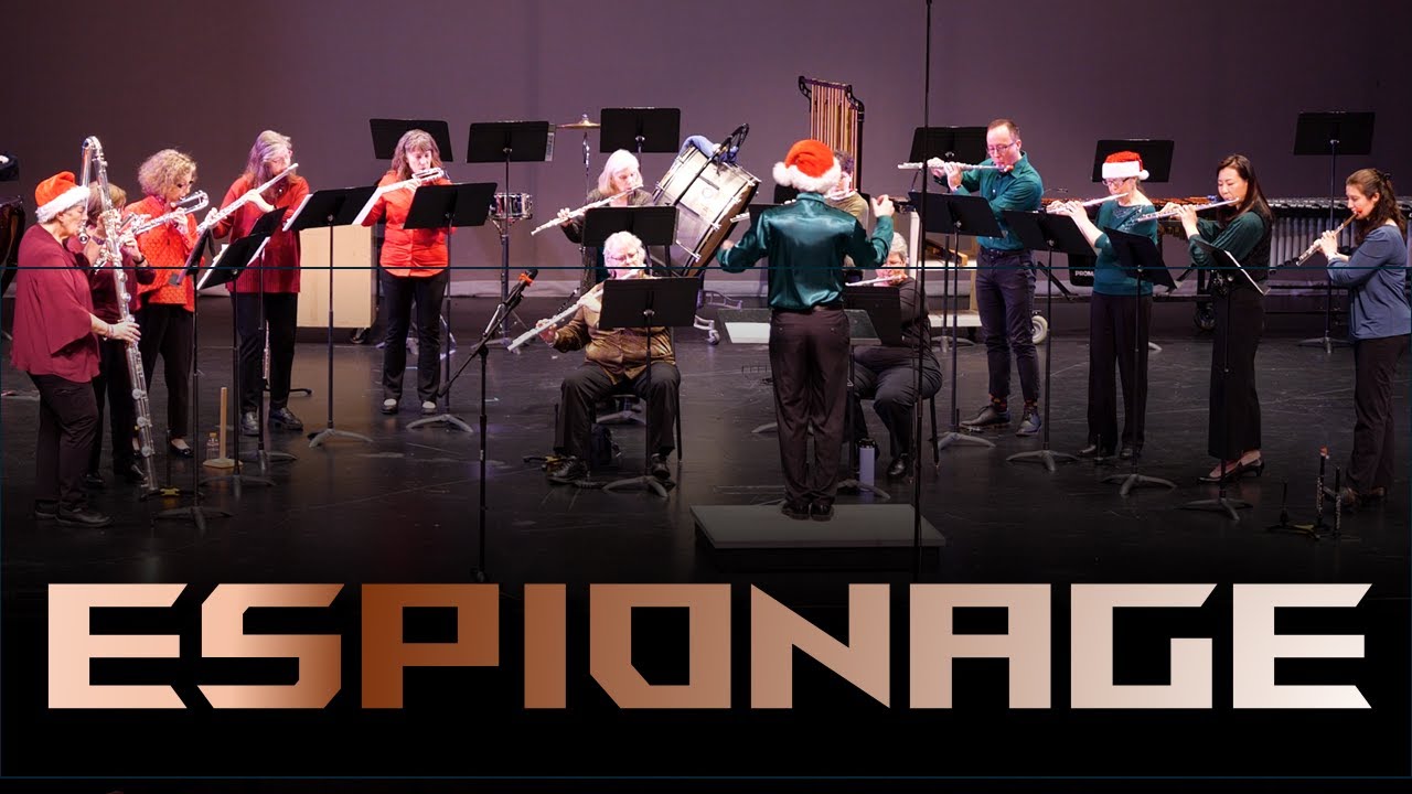 River Winds Flute Choir - Espionage [LIVE]