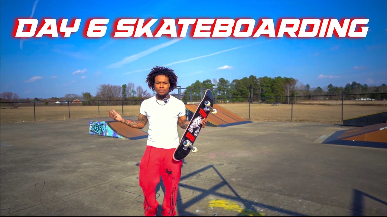DAY 6 OF LEARNING HOW TO SKATEBOARD