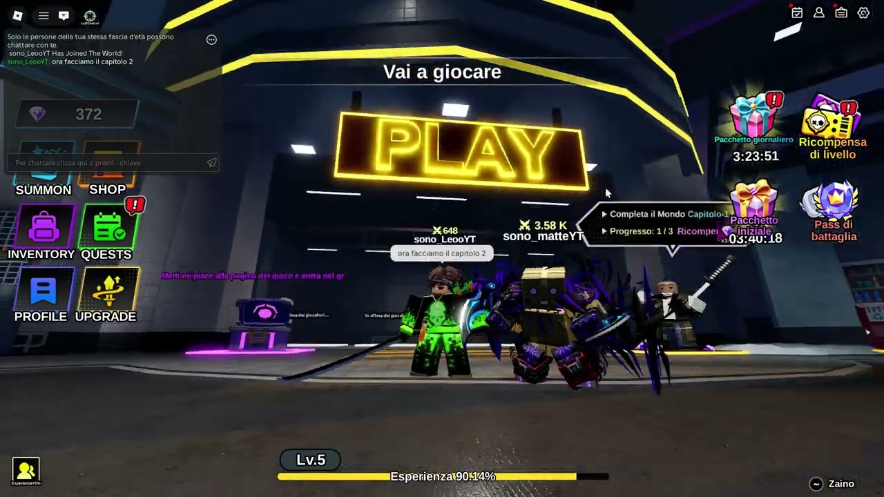 HO GIOCATO A DUNGEON HUNTERS SU ROBLOX!