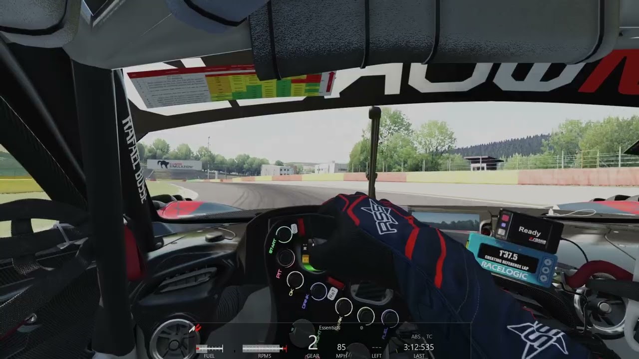 Testing Verstappen’s GT3 Car at Spa