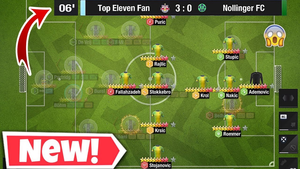 NEW! Top Eleven Best Formation and Tactics for Beginners 2025 | Win Every Matches 😱