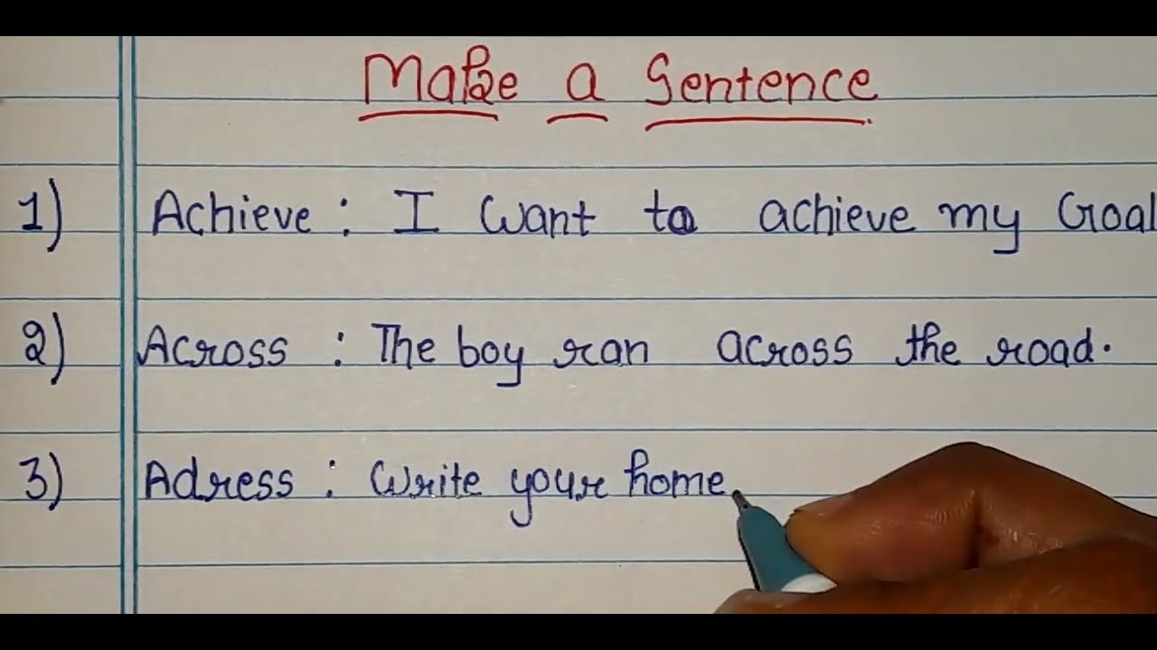 Make Sentences with A Words | Simple English for Class 7, 8, 9 ( part - 3 )