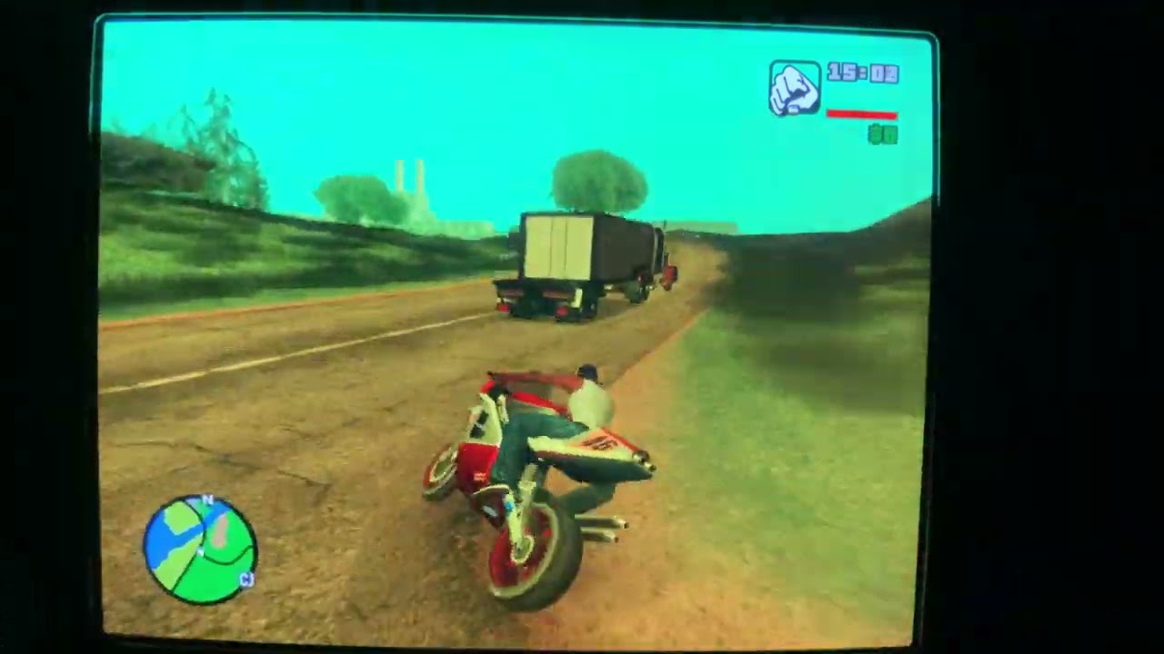 GTA SAN ANDREAS ON A CRT IS PERFECTION